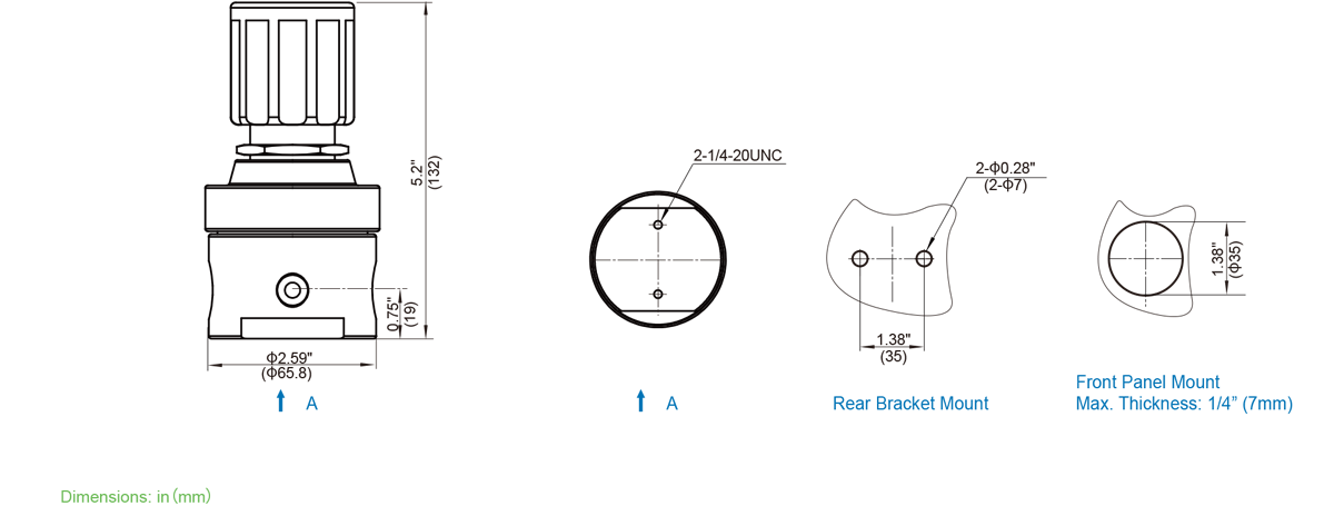 GENTEC R74 Series Back Pressure Regulator